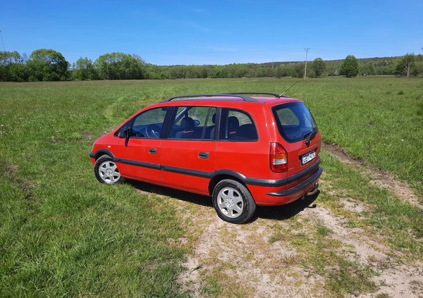 Opel Zafira cena 5700 przebieg: 298500, rok produkcji 2001 z Osieczna małe 46
